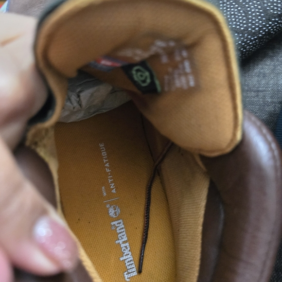 Timberland Men's Brown and Green Hiking Boots - Picture 9 of 9
